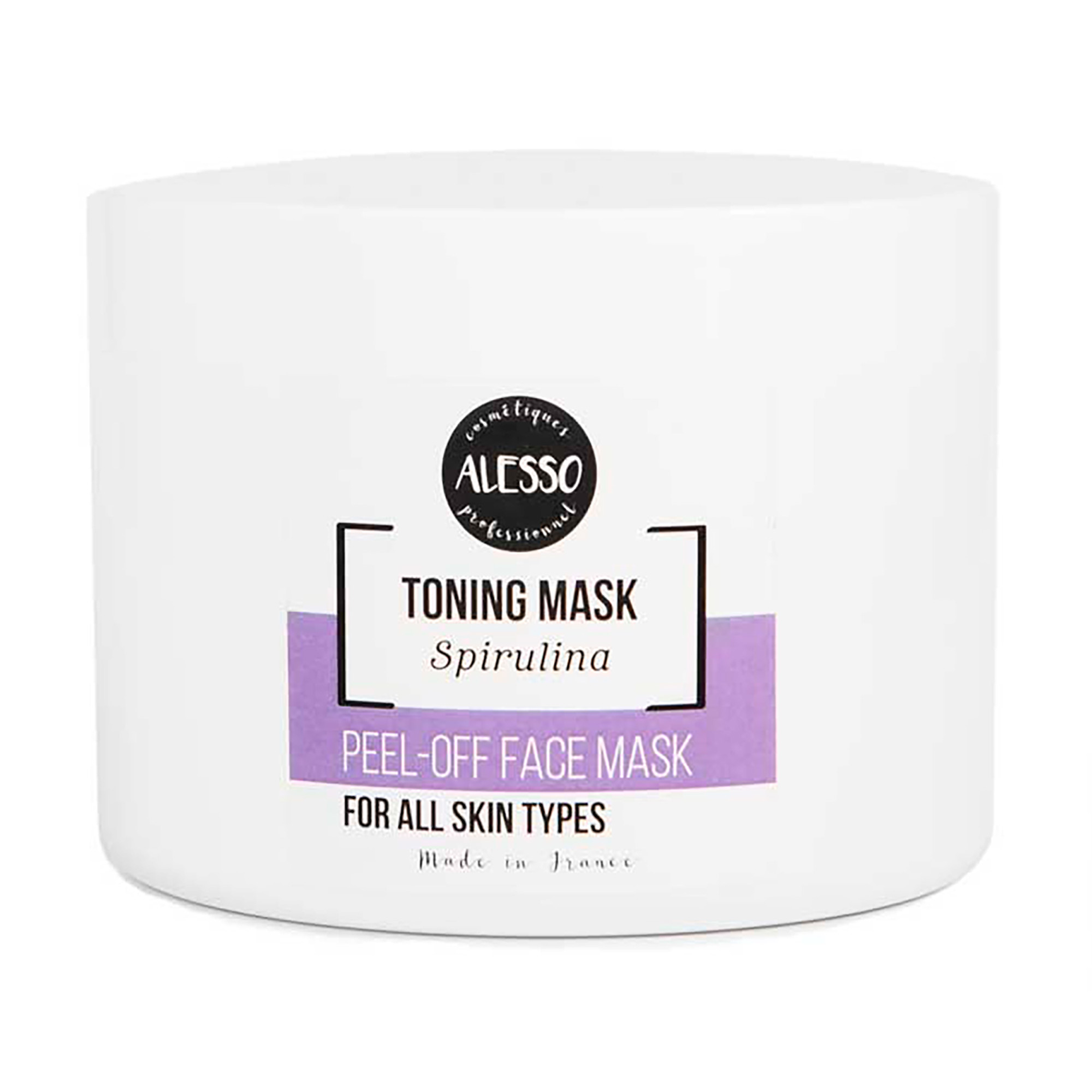 Альгінатна маска для обличчя Alesso Professionnel Alginate Chlorophyll Peel-Off Mask Cleansing з хлорофілом, 200 г